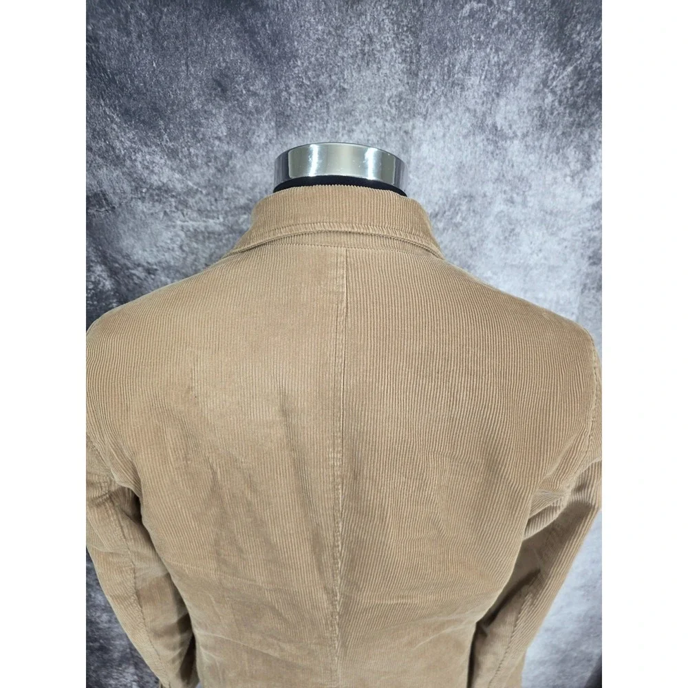 Banana Republic Blazer Jacket Mens 38R Brown Corduroy Sports Coat 2 Buttons Vent